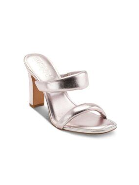 DKNY Womens Selene Double Band Dress Sandals Dusty Rose Gold Size 8.5 NEW